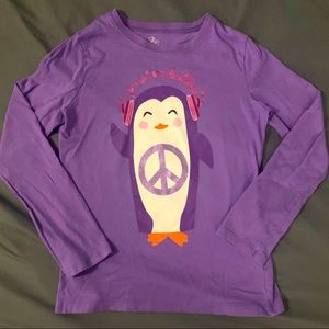 Children’s place penguin long sleeve size L